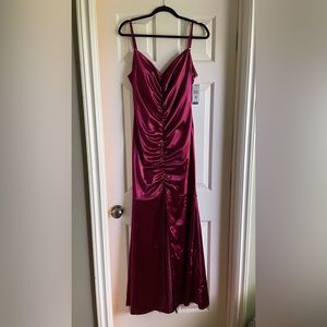 Macys P Glam Merlot / Burgundy Dress 13